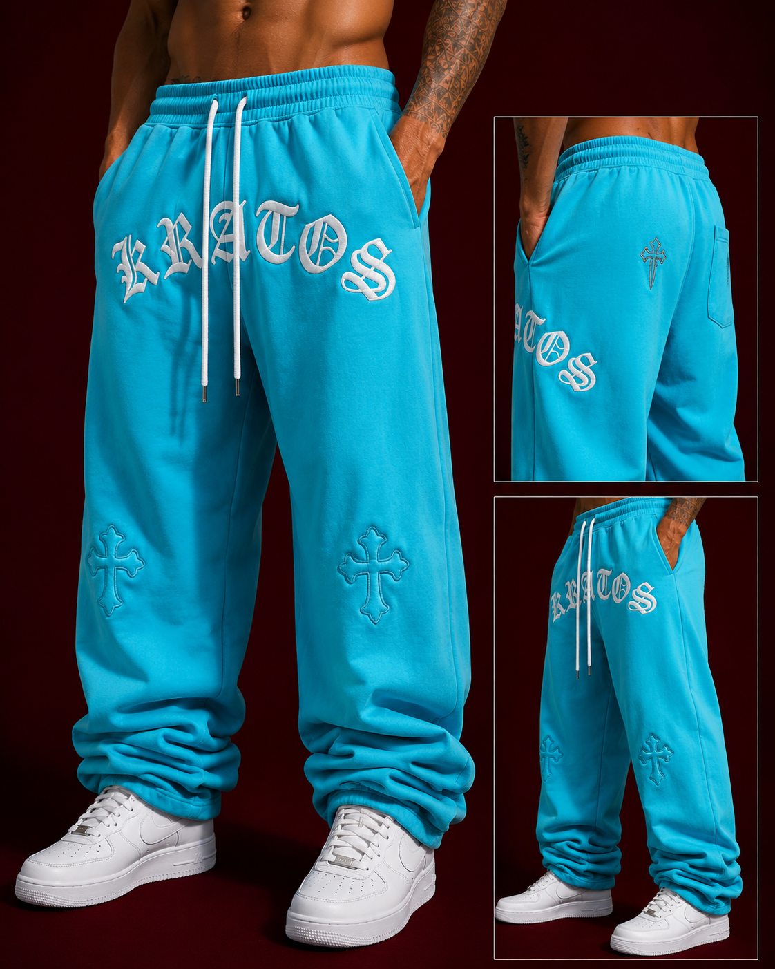 Kratos Blue Sweat Pants