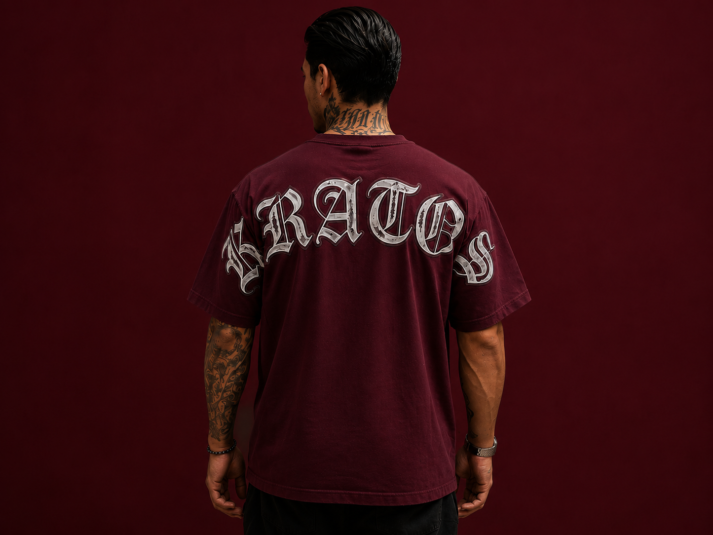Kratos Maroon T Shirt