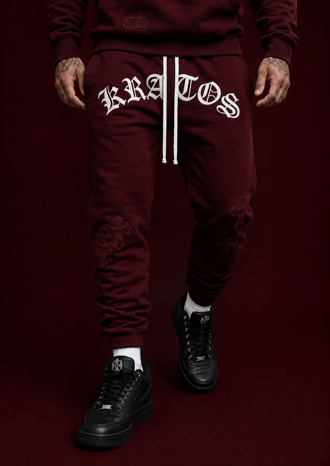 Kratos Maroon Joggers